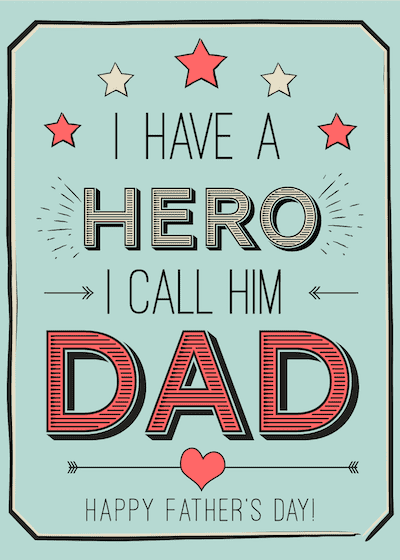 fathers day card