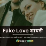 Fake Love Shayari in Hindi