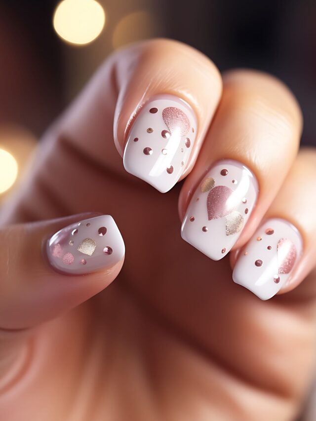 9 Pink Valentine's Day Nails That Will Make Hearts Flutter